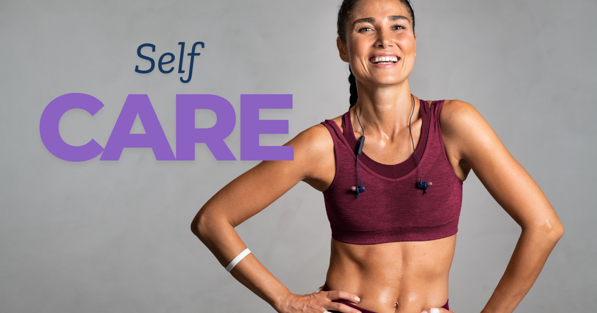 fit woman smiling