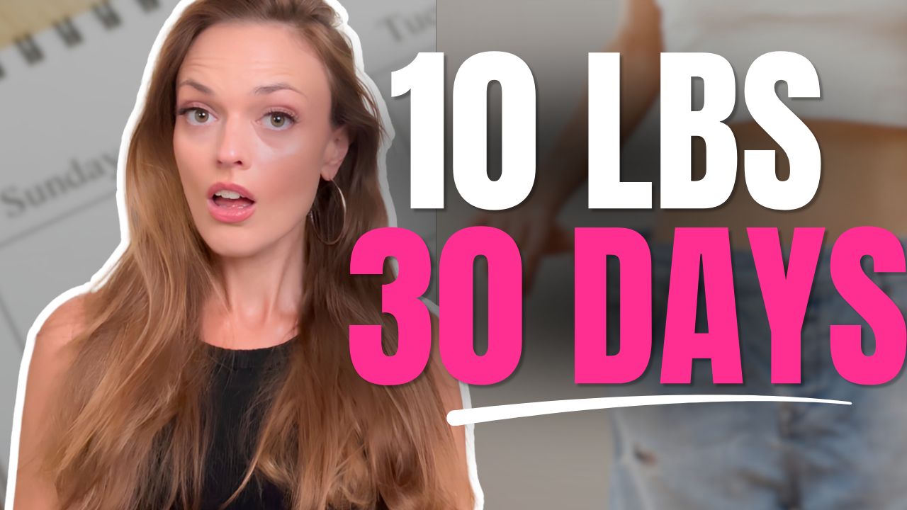 how to lose 10 pounds in one month